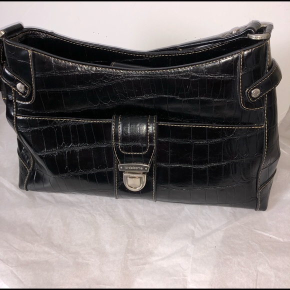 Liz Claiborne black handbag - Picture 3 of 8